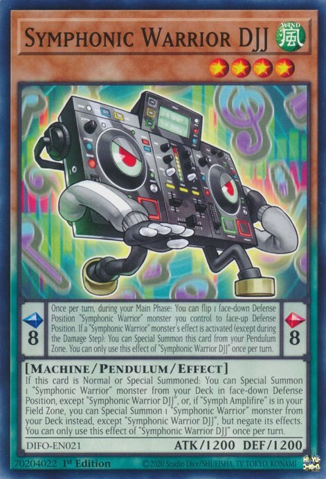 Symphonic Warrior DJJ Card Front