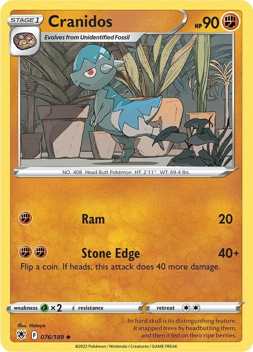 Cranidos Card Front