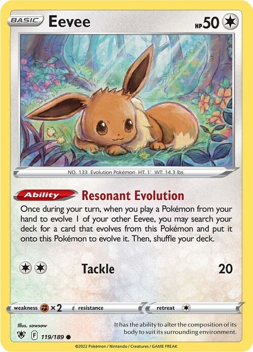 Eevee Card Front