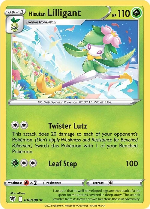 Hisuian Lilligant Card Front