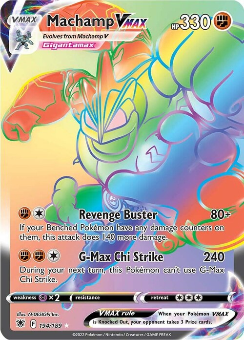 Machamp VMAX Card Front