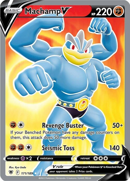 Machamp V Card Front