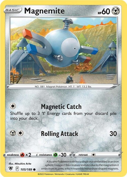 Magnemite Card Front