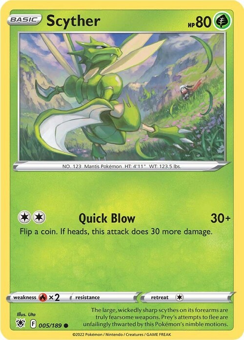 Scyther Card Front