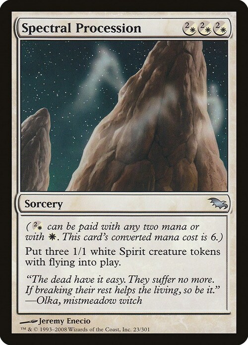 Spectral Procession Card Front