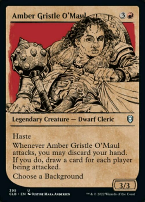 Amber Gristle O'Maul Card Front