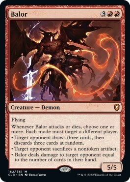 Balor Card Front