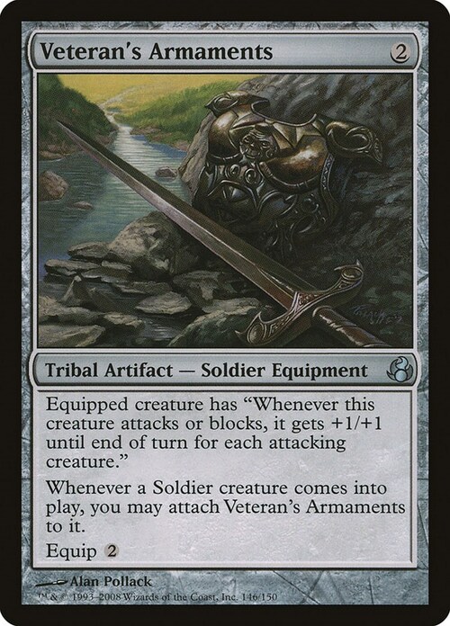 Veteran's Armaments Card Front