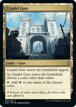 Citadel Gate Card Front