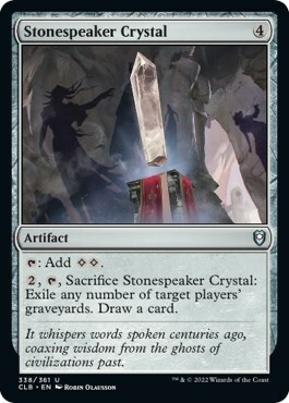 Stonespeaker Crystal Card Front