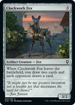 Clockwork Fox Card Front