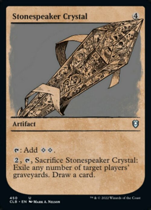 Stonespeaker Crystal Card Front