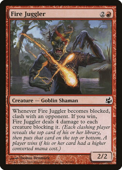 Fire Juggler Card Front