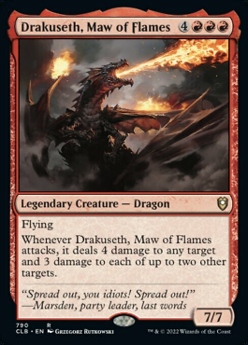 Drakuseth, Maw of Flames Card Front