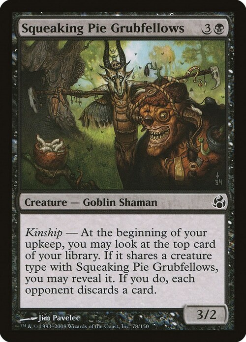 Squeaking Pie Grubfellows Card Front