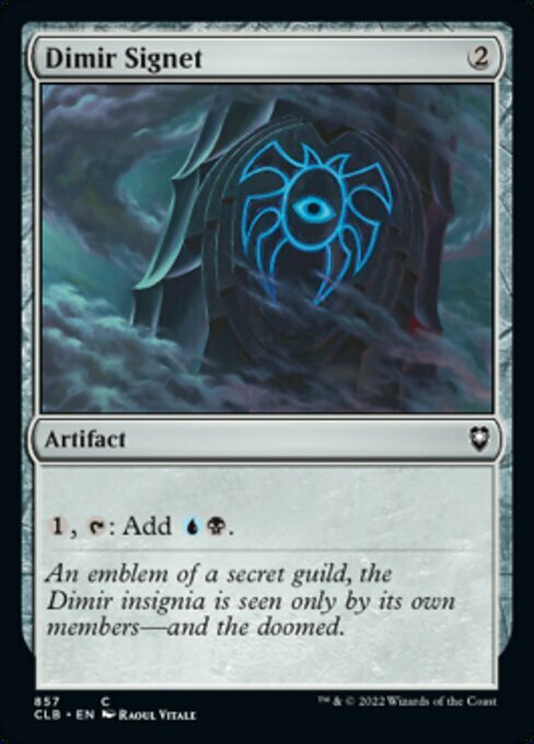 Dimir Signet Card Front