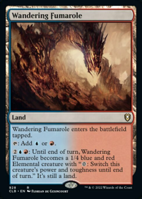 Wandering Fumarole Card Front