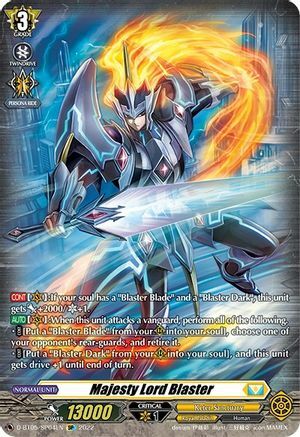 Majesty Lord Blaster Card Front