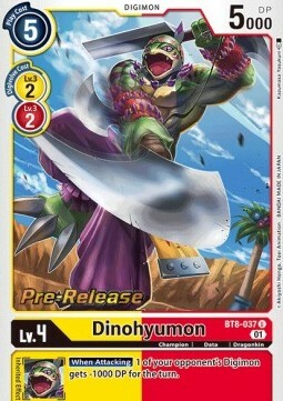 Dinohyumon Card Front