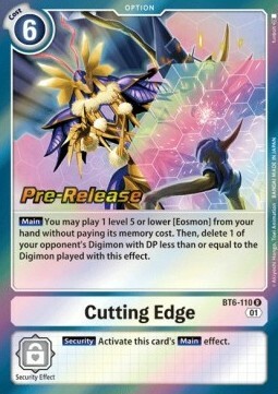 Cutting Edge Card Front