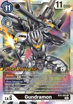 Gundramon Card Front