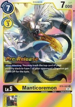 Manticoremon Card Front