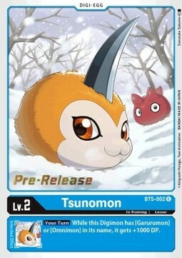 Tsunomon Card Front