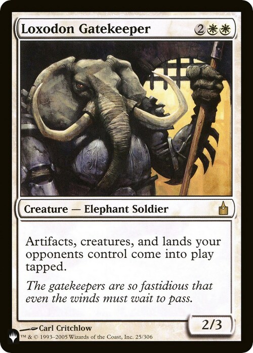 Loxodon Gatekeeper Card Front