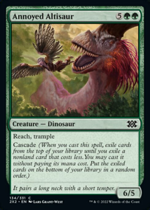 Annoyed Altisaur Card Front