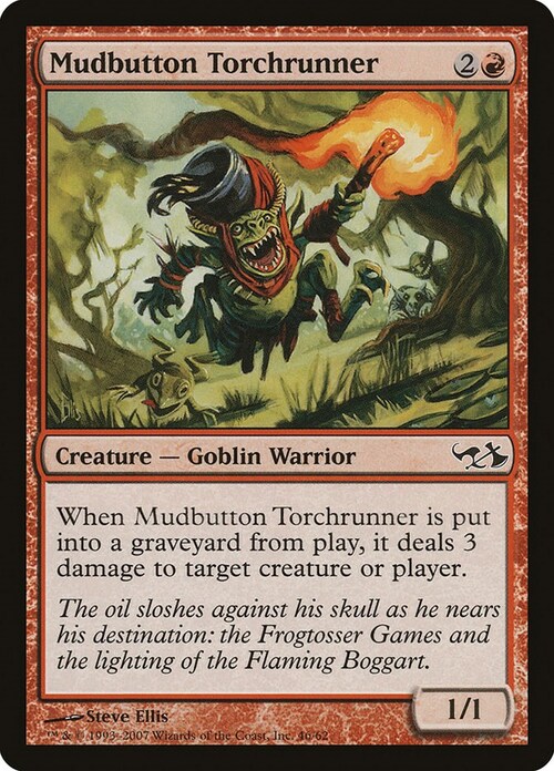 Mudbutton Torchrunner Card Front