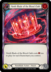 Ninth Blade of the Blood Oath