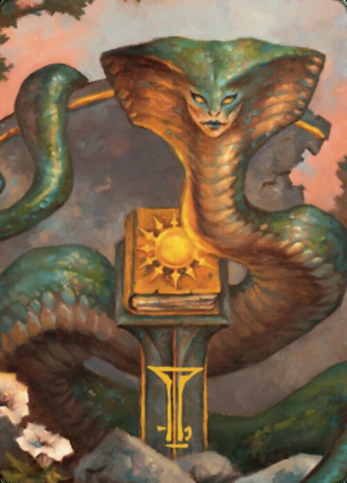 Art Series: Guardian Naga Card Front