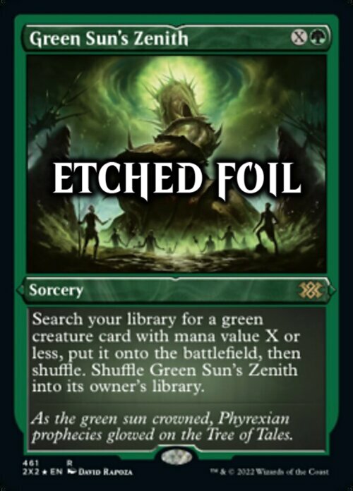 Green Sun's Zenith Card Front