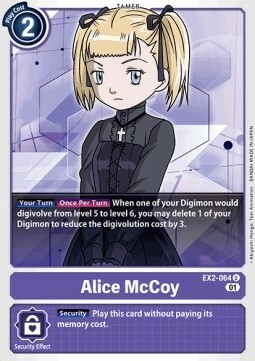 Alice McCoy Card Front