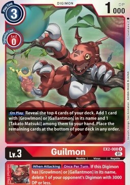 Guilmon Card Front