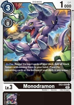 Monodramon Card Front