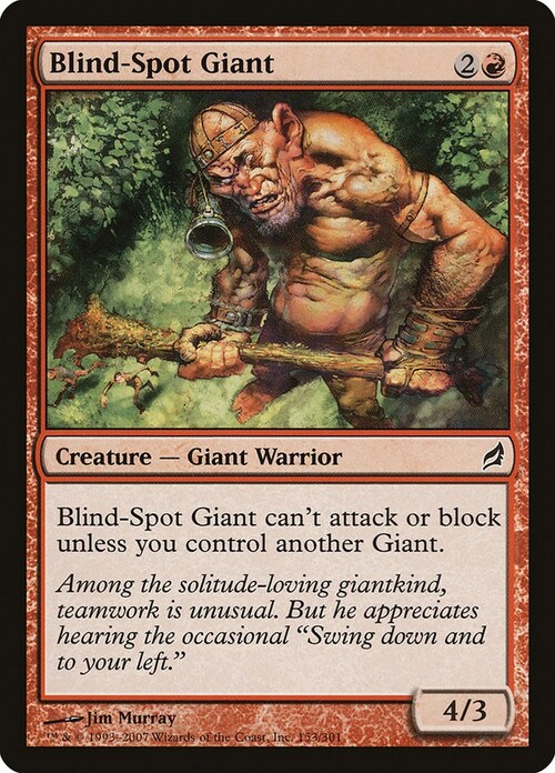 Blind-Spot Giant Card Front