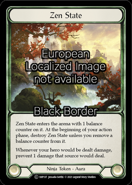 Zen State Card Front