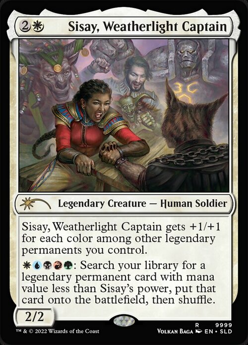 Sisay, Weatherlight Captain Card Front