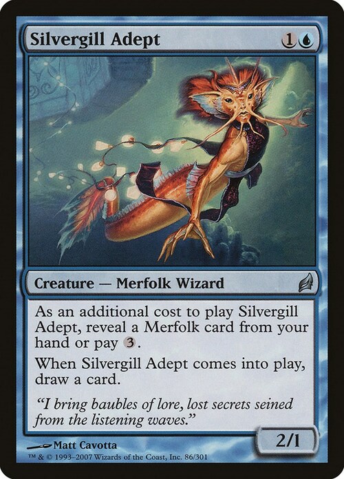 Silvergill Adept Card Front