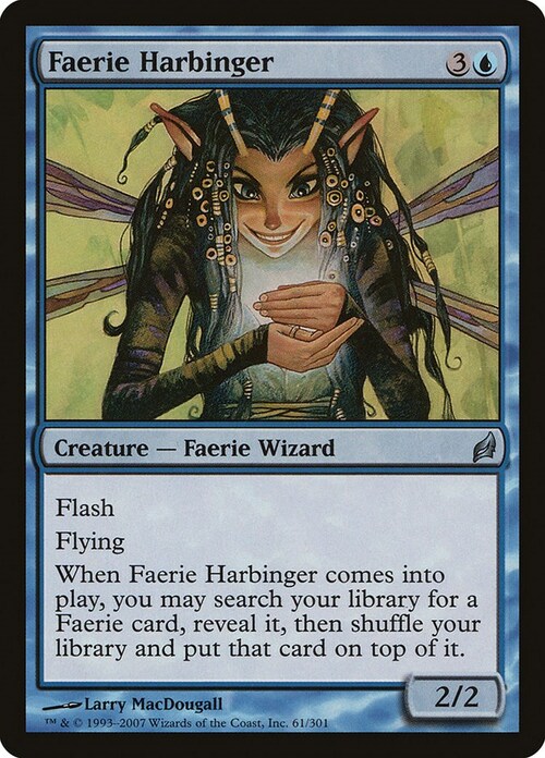 Faerie Harbinger Card Front