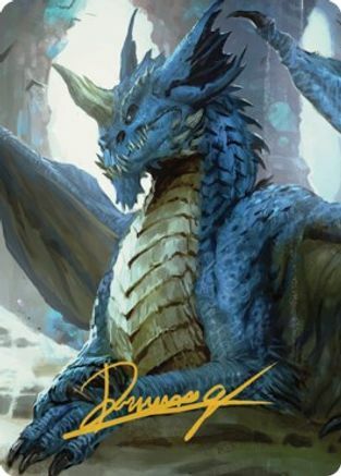 Art Series: Young Blue Dragon Card Front