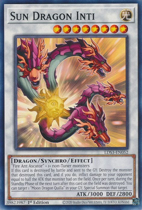 Sun Dragon Inti Card Front