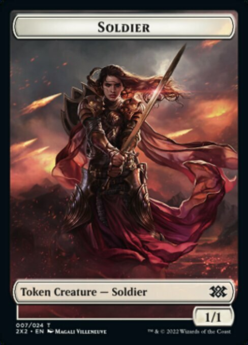 Soldier // Elemental Card Front