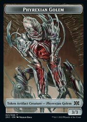 Phyrexian Golem // Elemental