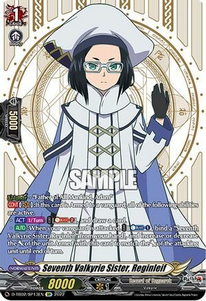 Seventh Valkyrie Sister, Reginleif Card Front