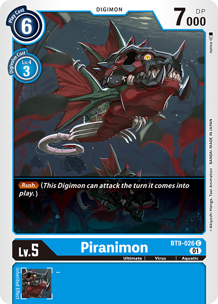 Piranimon Card Front