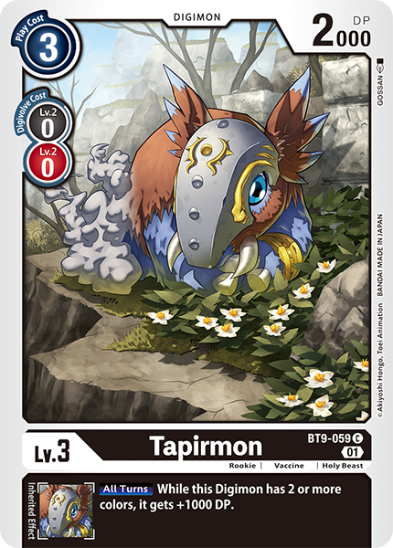 Tapirmon Card Front