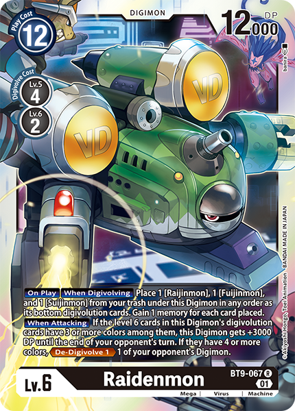 Raidenmon Card Front