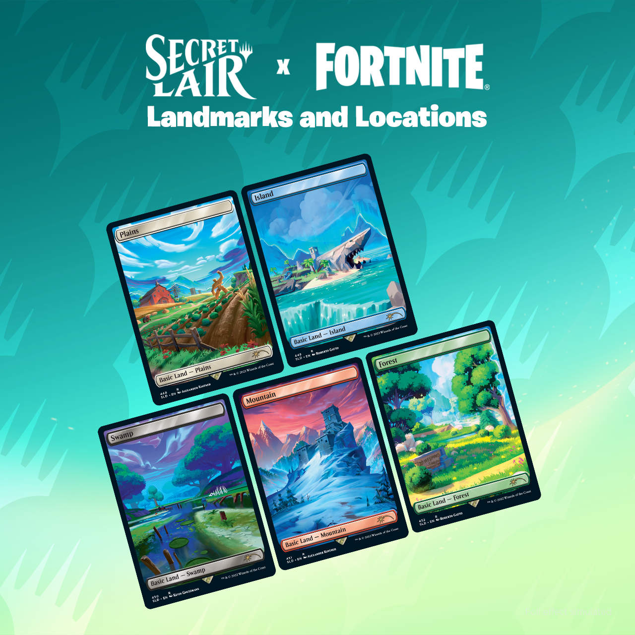 Secret Lair x FORTNITE: Landmarks and Locations Set